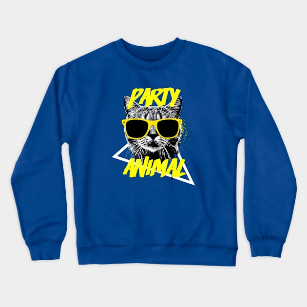 Party Animal Crewneck Sweatshirt by Kick_Minds_42